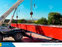 Steel-beam-for-a-vehicular-bridge